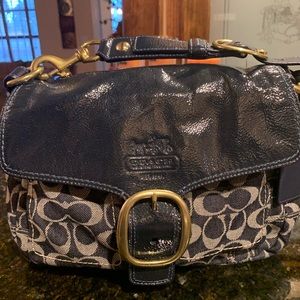 Denim Coach Purse